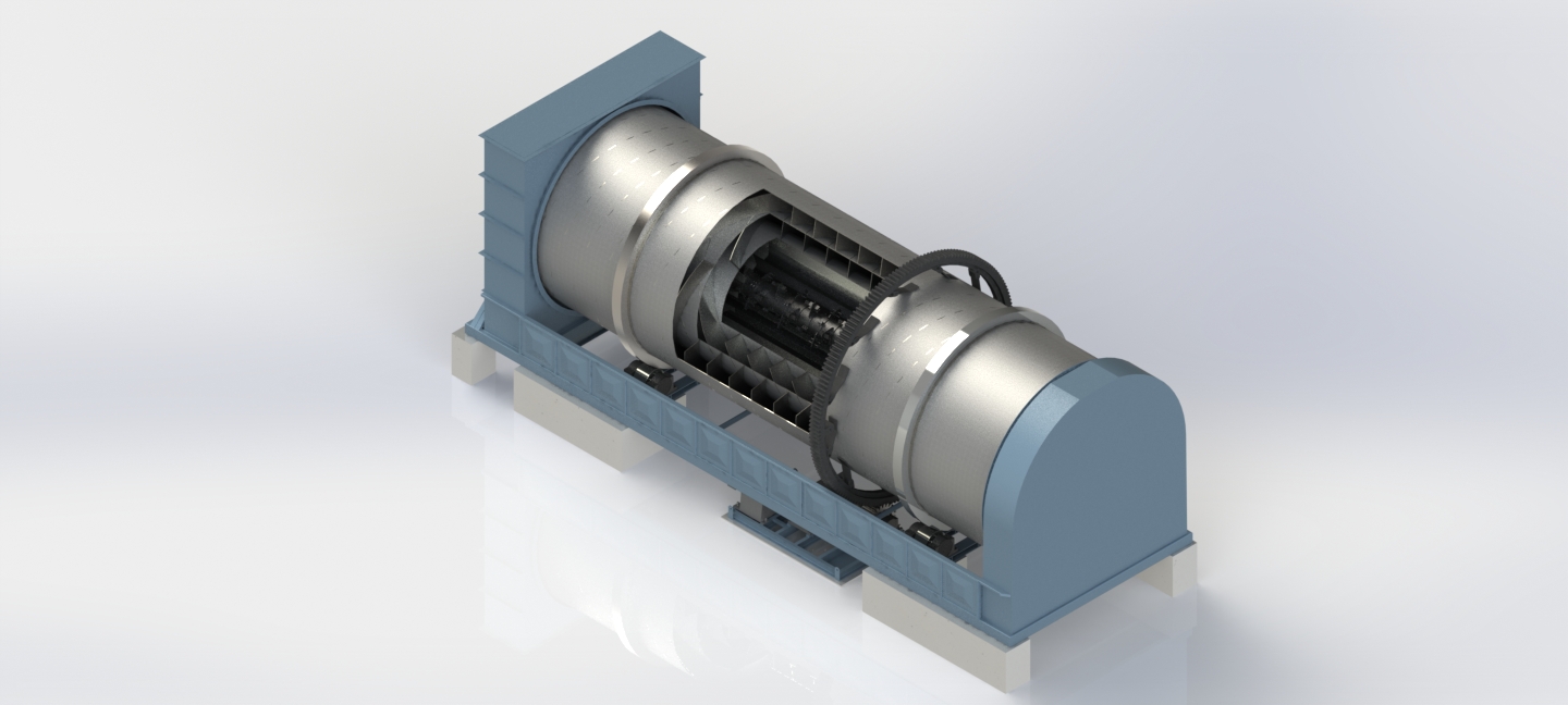 旋耙飛騰三級多回路烘干機 旋耙飛騰三級多回路烘干機