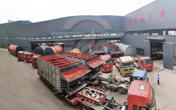 危廢污泥干燥設備發(fā)貨現(xiàn)場